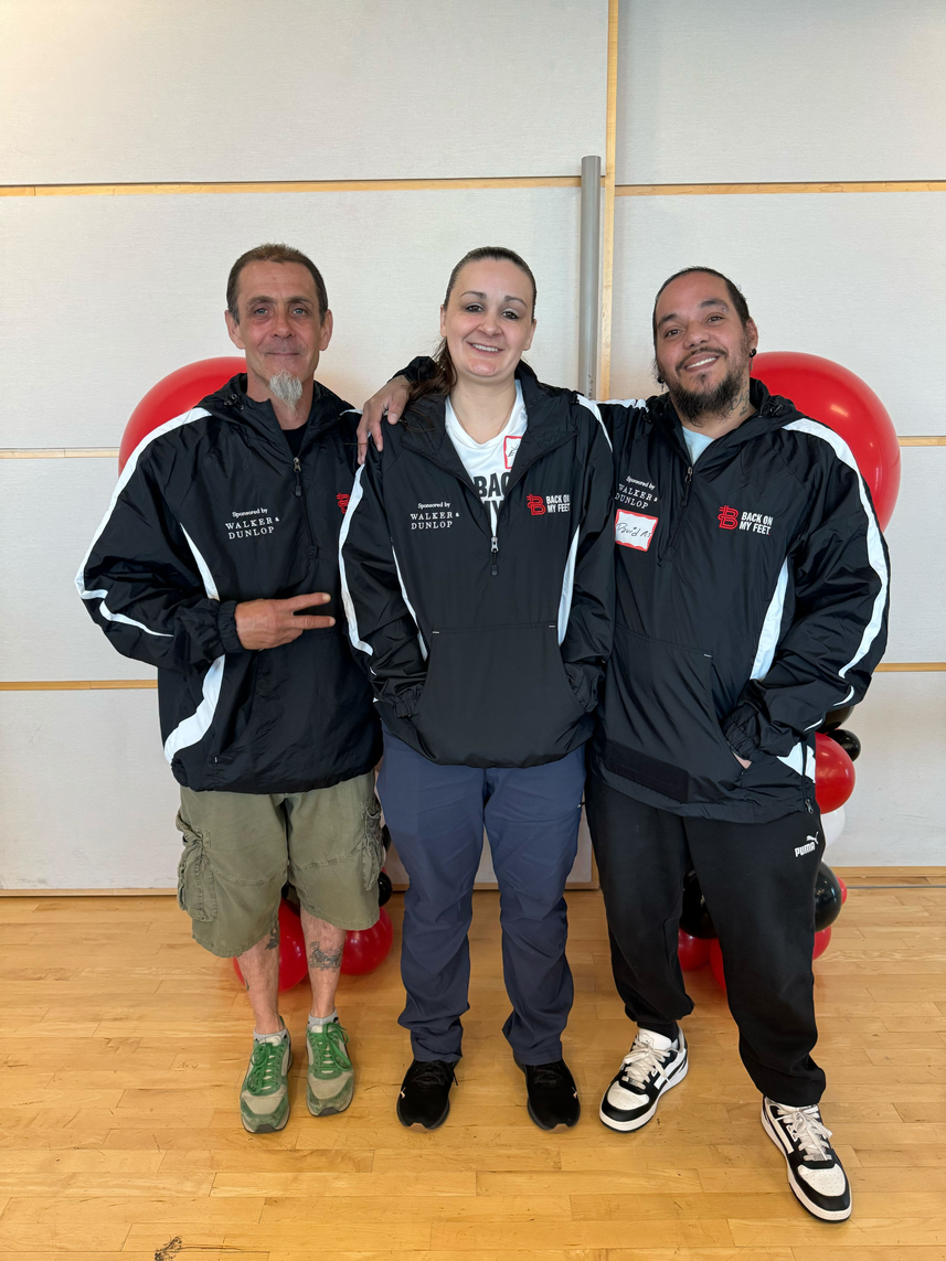 Walker & Dunlop in action with Back on My Feet members